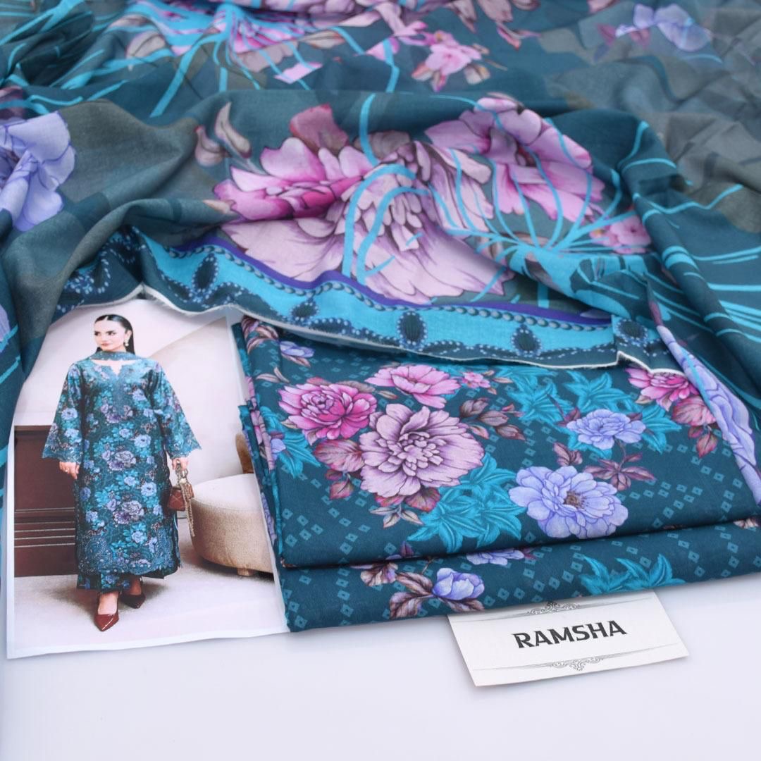 Ramsha 3pc Summer Lawn