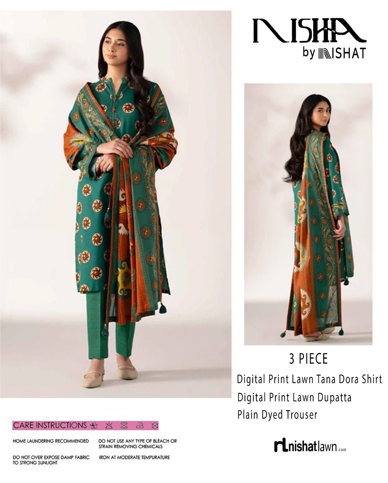 Nishat 3pc Summer Dress