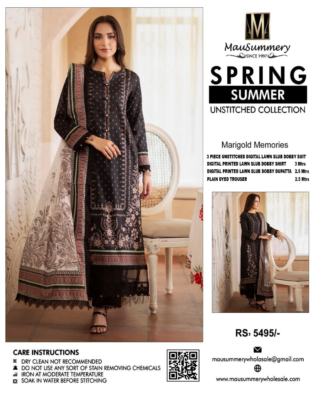 Musammery 3pc Lawn Dress