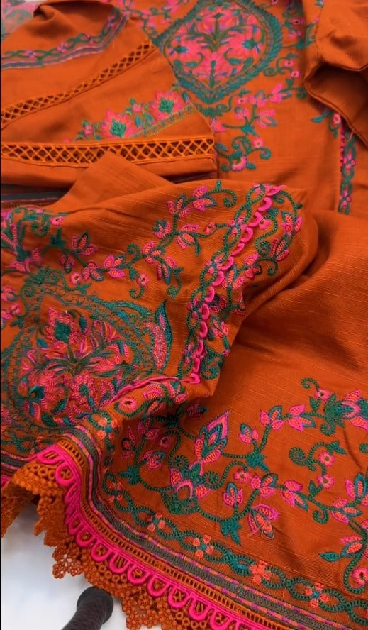 Luxury Doria Lawn Emb Collection 2PC